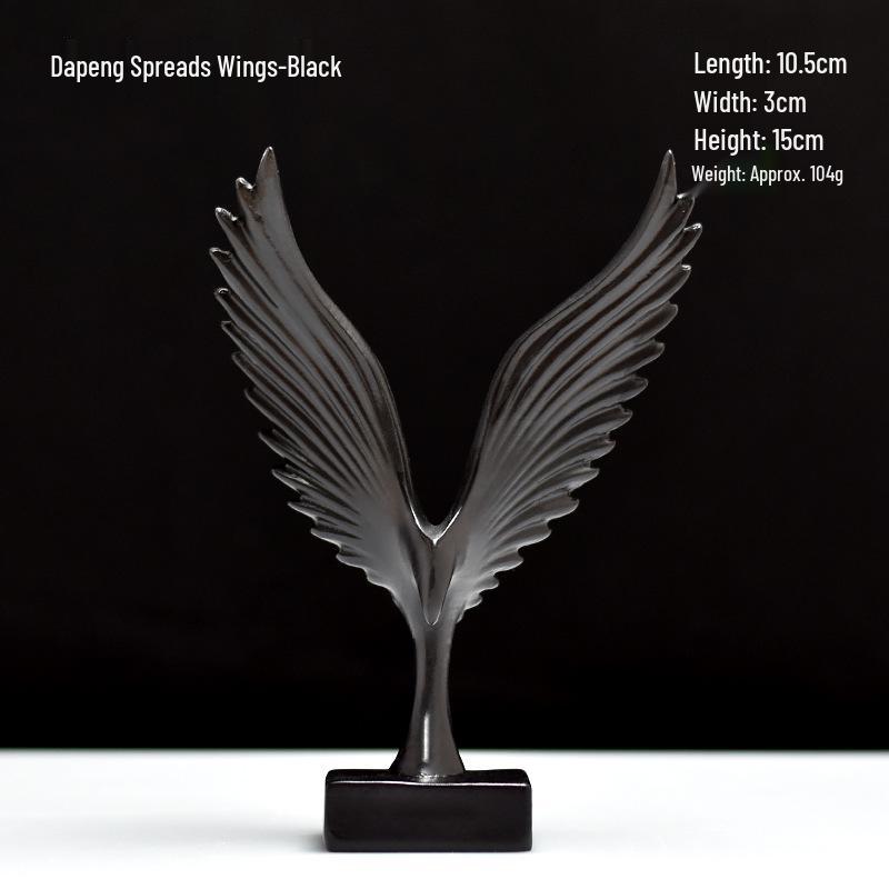 Nordic Mini Roc Wings Ornament - Modern Living Room & Study Decor
