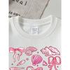 European Sizes Girls Soft Crewneck Sweatshirt Pink Seashells Bows Stars Pattern, Casual All-Match, Ideal Holiday Present