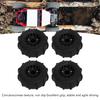 4 PCS RC Car Snow Wheels Tires Excellent Grip Thickened Weighted RC Car Accessories with 12mm 14mm 17mm Colligator