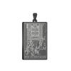 Dawapara Pentacles Tarot Card Pendant for Necklace Stainless Steel Golden Black Jewelry Accessories Charms Pendants