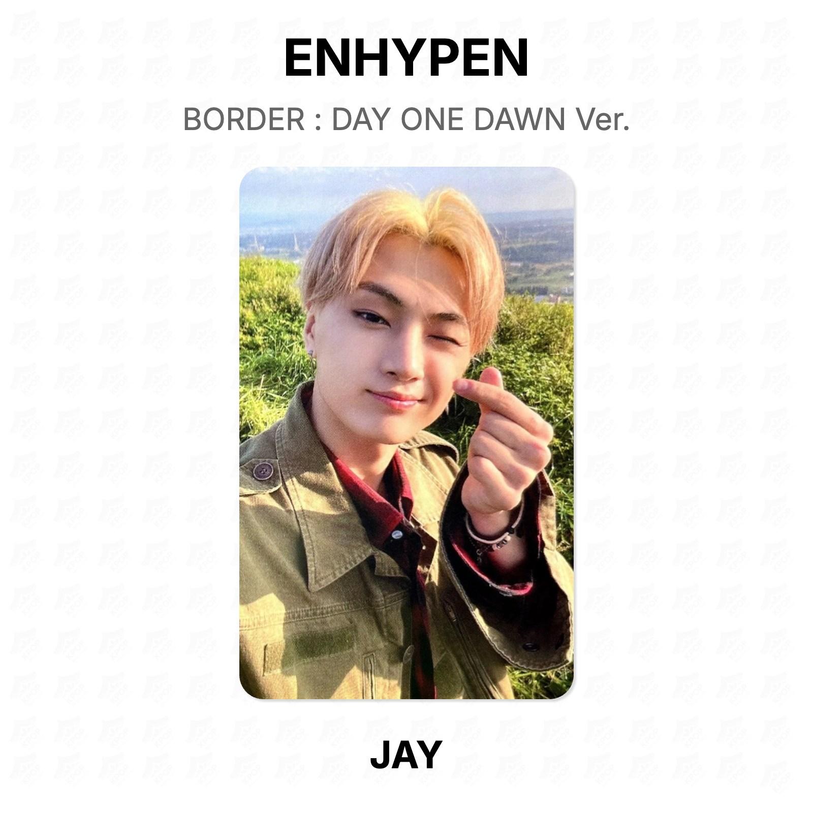 ENHYPEN BORDER : DAY ONE DAWN Ver. Official Photocard JAY 02