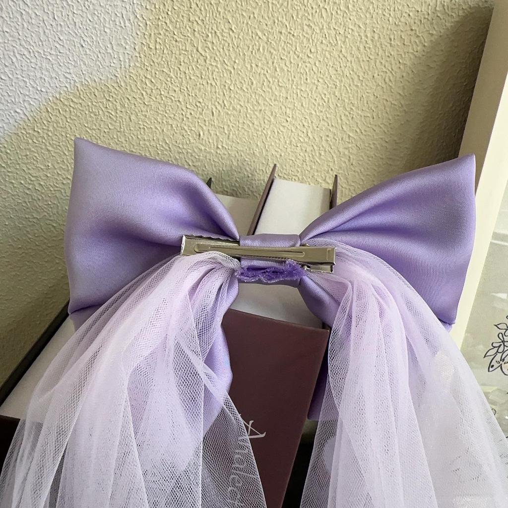 Girls' Sleeveless Korean-Style Tulle Dress with Bow