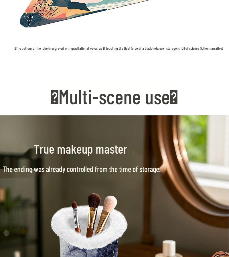 Premium Magnetic Fluffy Eyeglass Stand: Scratch-Proof PU Printed Desktop & Bedside Storage Rack