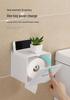 Waterproof No-Punch Toilet Paper Storage Rack and Towel Holder
