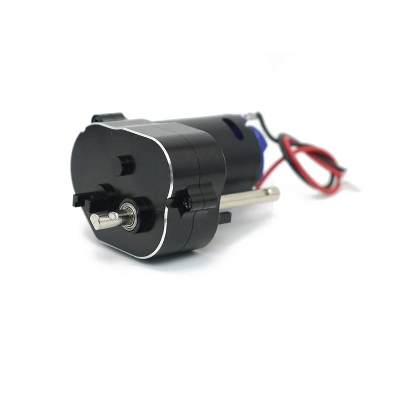 MN 1/12 RC rc car accessories MN78 MN82 mn168 99s LC79 CNC Metal Transmission 370 Motor Gearbox Engine Gear Box with Metal Gear