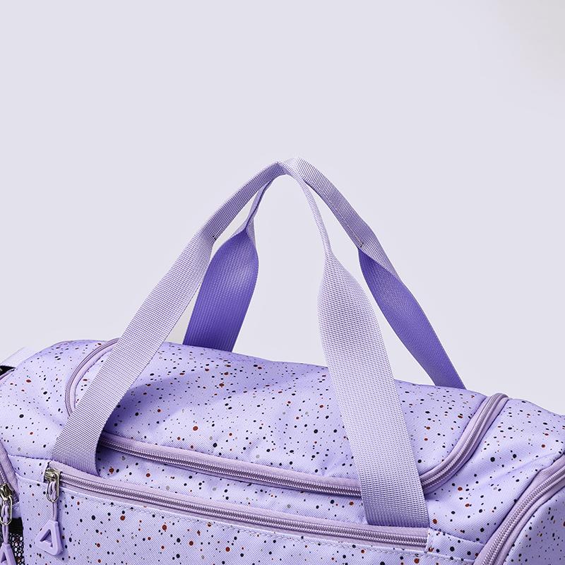 Große Sport-Duffeltasche für Damen, Gym-Tote mit Netztasche und mehreren Reißverschlüssen