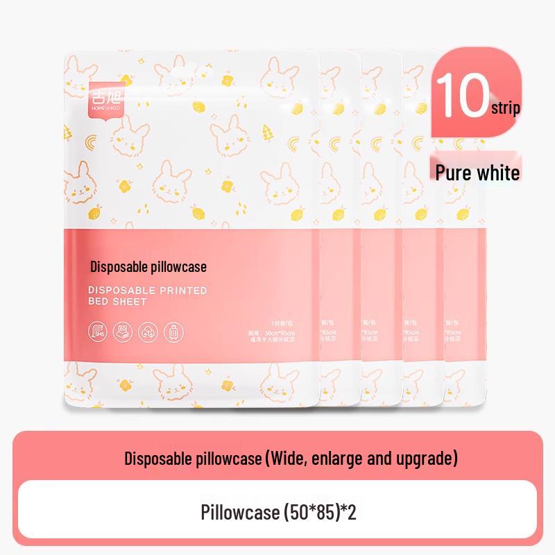 Thickened Disposable Travel Pillowcase & Duvet Cover Set for Single/Double Hotel Bedding