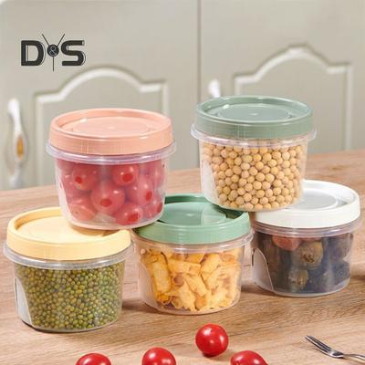 4 bucăți recipiente pentru sos de salată, 500 ml, fără BPA, pentru gustări, sos de condimente, cupe de sos reutilizabile pentru cutie de prânz, fructe, nuci, iaurt.