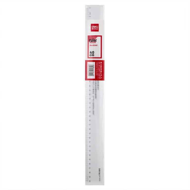 Deli 6240 Plastic Ruler 40cm