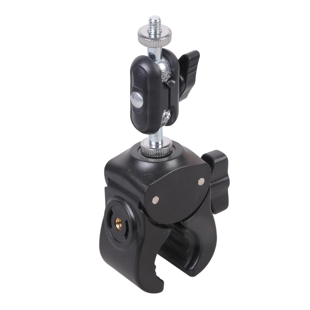 Adjustable Camera Mount Brackets with 360 Degree Ball Head for Flexible Positioning on Bikes Rail Desks and Tripods