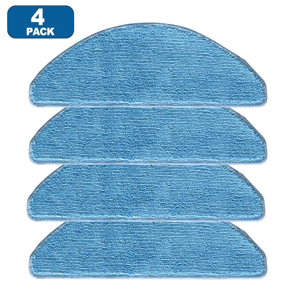 Easy Installation Design Mop Cloth Robot Vacuum Parts 4 PACK