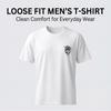 New men's short-sleeved T-shirt with palm tree print, perfect for vacation and leisure, comfortable and soft, a summer essential.