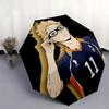 Volleyball, Anime- Automatic Opening and Closing, 8-rib Structure Portable Umbrella, Suitable for Men and Women in All Seasons - Perfect Gif