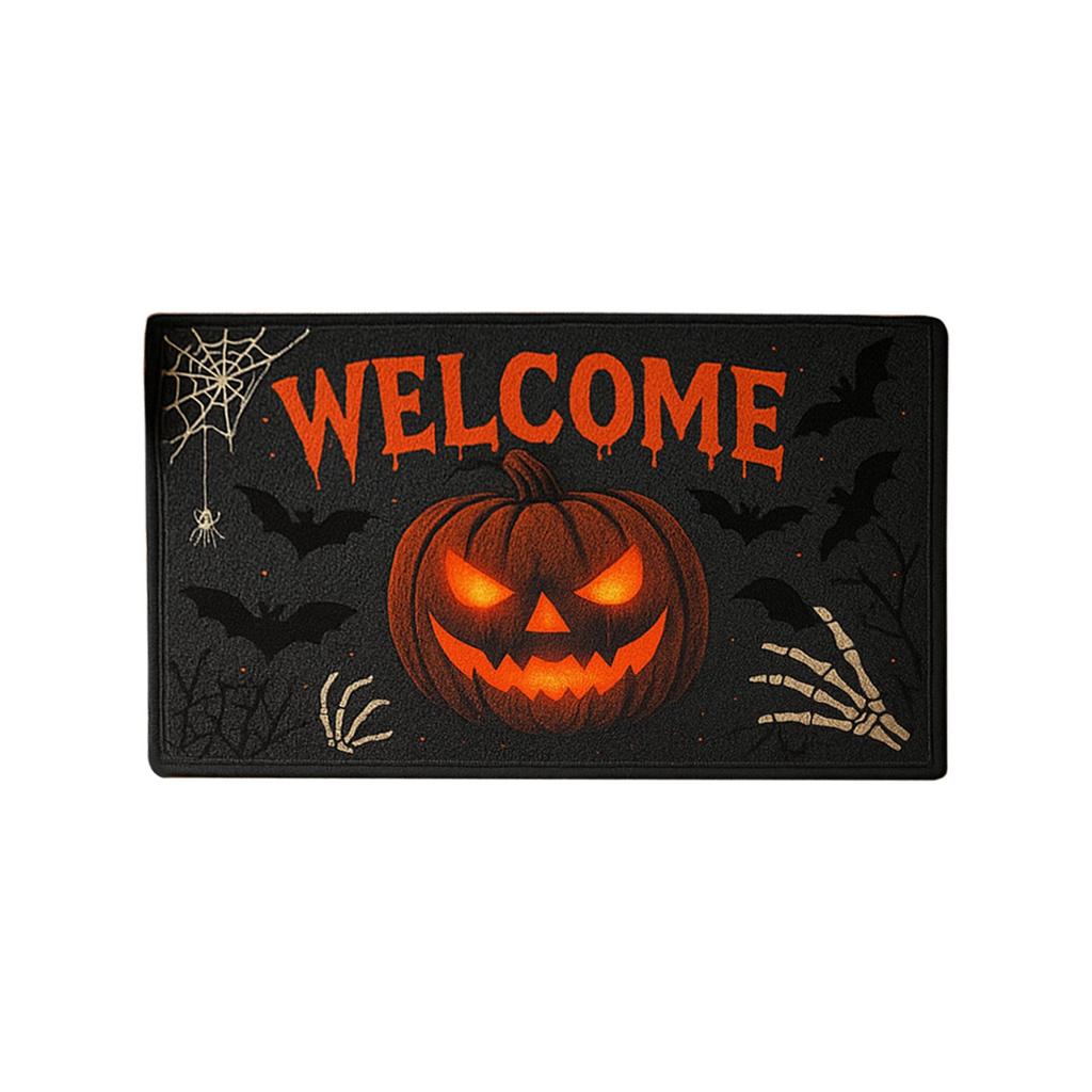 Funny Halloween Doormat Carpet, Entrance Front Door Outdoor Entry Porch Mat