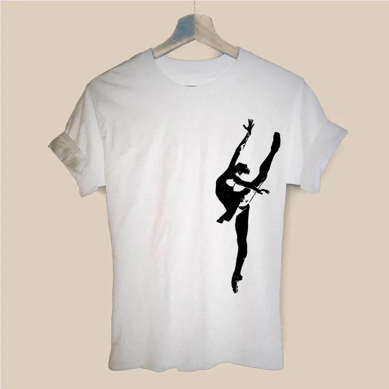 Ballet Dancer Harajuku T Shirt Funny Tshirt Women Clothing Casual Short Sleeve Tops Tees