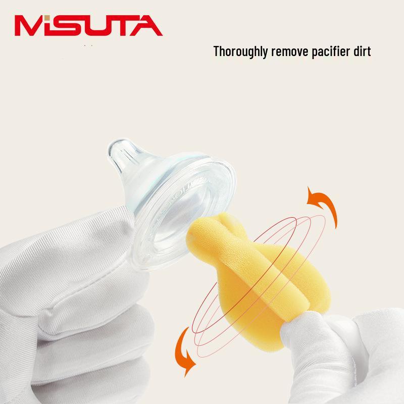 Misueta 6-Piece Baby Bottle & Nipple Brush Set