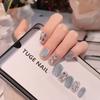 Ins Style Press On Nails Butterfly Pearl Handmade Fake Removable Women
