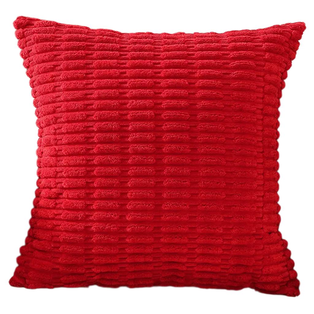 Durability Corduroy Cushion Cover with Invisible Zippered Close Enhances Any Decors Styles Standard Size 45x45cm