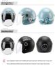 Universal 3C Certified Motorcycle Helmet for All Seasons - Cute, Safe, Sun-Protected, Unisex Half Helmet for Summer and Fall/Winter