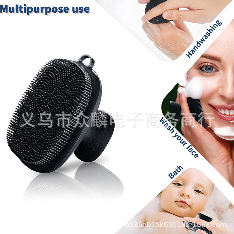 Silicone Facial Cleansing Brush Facial Pore Cleaning Square Brush Facial Cleansing Brush Silicone