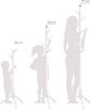 Floor Standing Coat Rack - Rcr04Wt