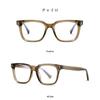 Blue Light Blocking Thick TR90 Fashion PC UV Computer Wellington B1222 [FEISEDY] Glasses, Frame, Frame, Glasses, Non-Prescription, Glasses,