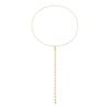 Jewelry, Sexy Star Tassel Necklace, Body Chain Integrated Chain, Simple Thin Chain Metal Necklace.