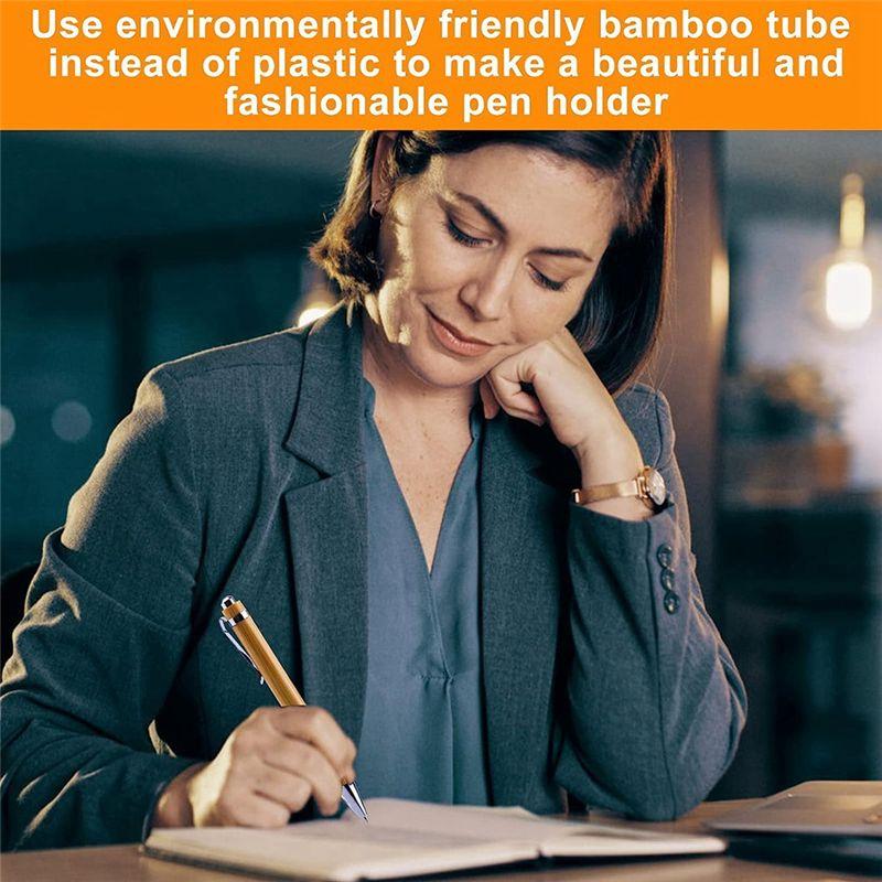 BHBL Wood Ballpoint Pen Bamboo Ballpoint Pen: 30 Pack Ballpoint Pen Set Bamboo Ballpoint Pen Set for School