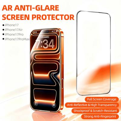 Suitable for IPhone17 Series AR Antireflection Tempered Film Apple 17Pro Max Series AR Antireflection Protective Film