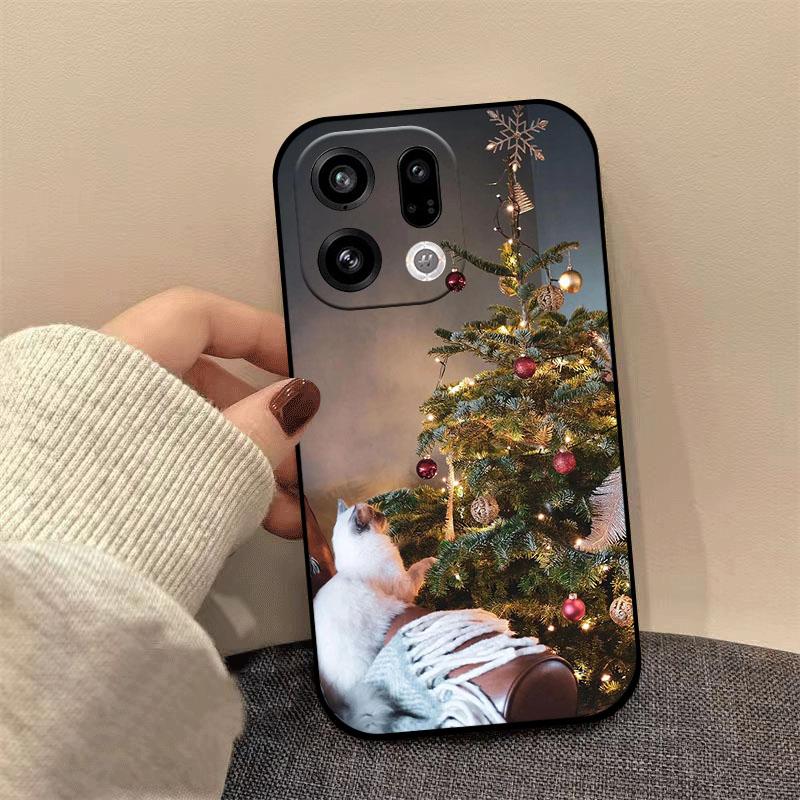 Christmas Phone Case For OPPO Find X9 Pro FindX9 X8 Ultra X8s X8Pro X8s + Plus Shockproof Protect Soft Silicone TPU Cover Coque