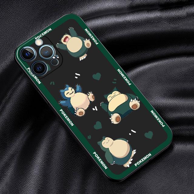 Pokemon Pikachu Cartoon Case pro Apple iPhone 14 13 11 12 Pro 7 XR X XS Max 8 Plus 6 6S SE 2022 13Pro Black Soft Phone Funda