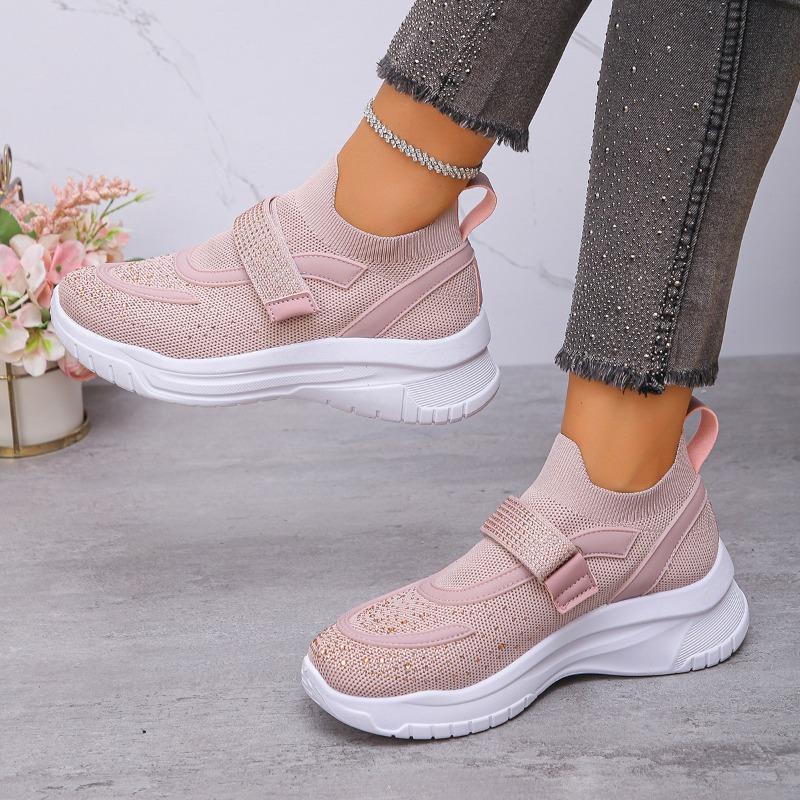 Neue modische lässige Damenschuhe, tief geschnitten, dicke Sohle, atmungsaktive Sportschuhe, einzelne Schuhe