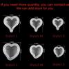 1PCS 3D Heart Shape Silicone Mold Resin Epoxy Keychain Pendants Mould Soap Candle Molds For DIY Jewelry Making Findings