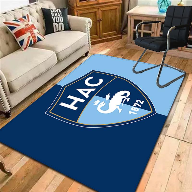 Havre Athletic Club Pattern Rug Floor Mat for Living Room or Bedroom Soft and Comfortable Carpet a Gift for Birthday and Holiday.