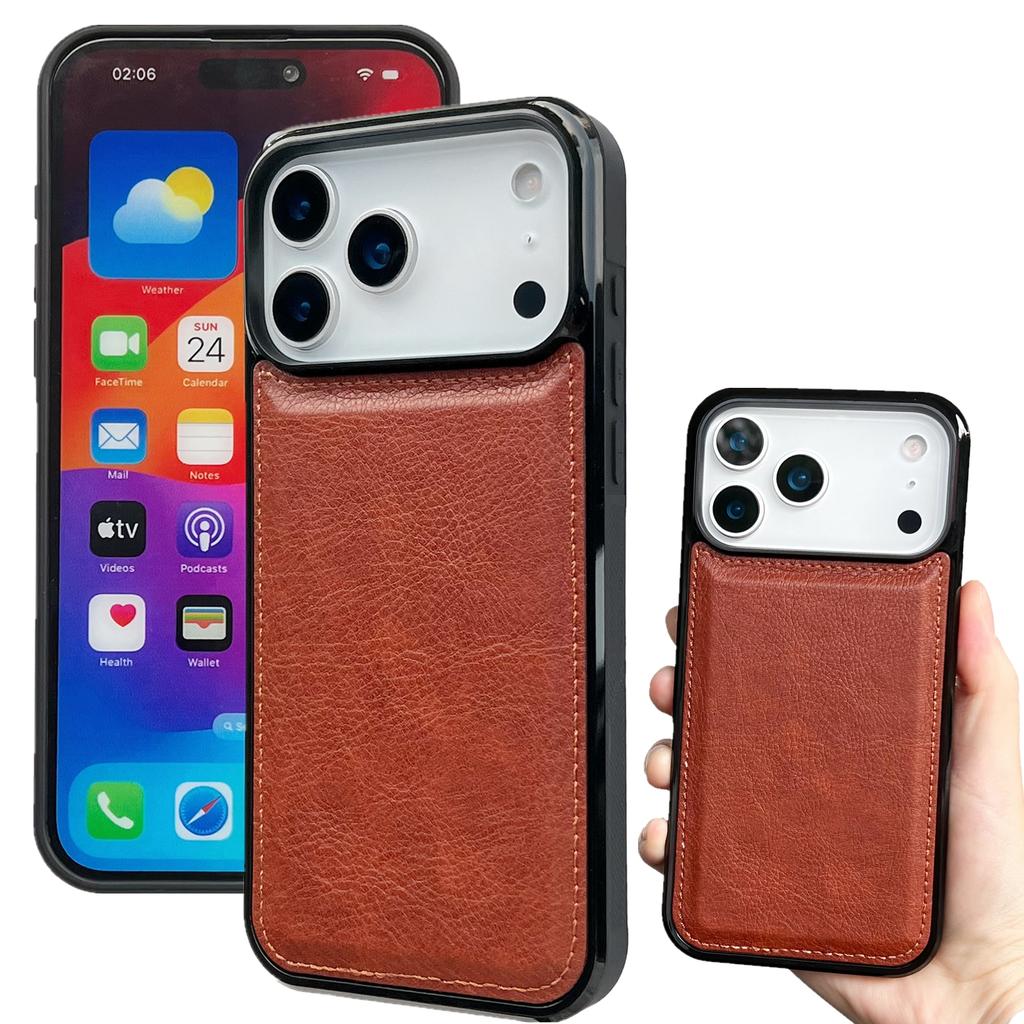 Pro iPhone 17 Pro Pouzdro Odnímatelné 2 v 1 Magnetické Zavírání PU Kůže Peněženka Pouzdro na Telefon