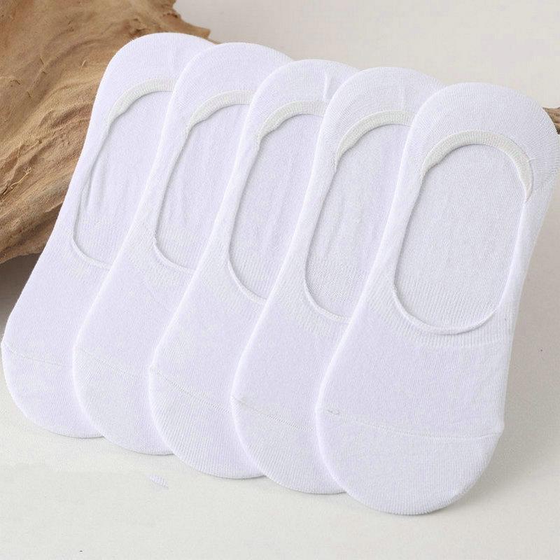 Korean Style Men's Non-Slip No-Show Summer Socks with Silicone Grip