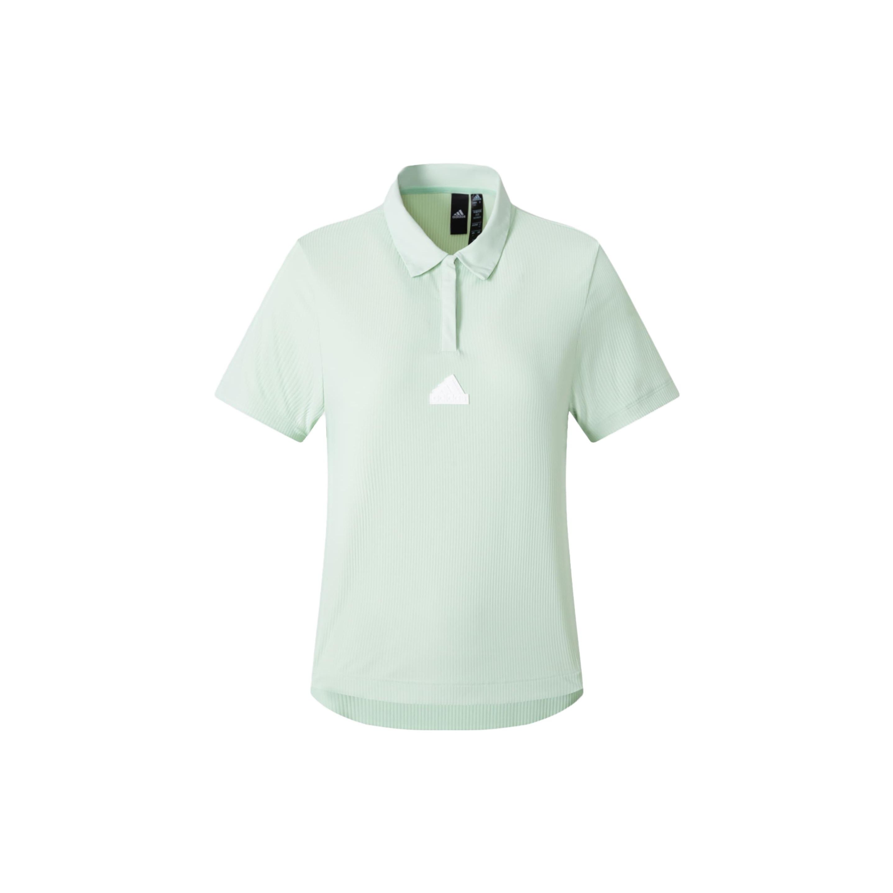 

Adidas Court Polo с коротким рукавом Женские топы льняно-зеленые IT4349