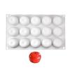 Flexible Baking Molds With 15/12 Fruit Designs Suitable For Chocolate Making Candle Crafting And Dessert Preparation