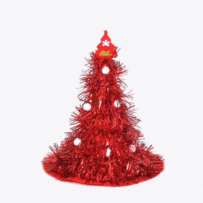 Christmas Tree Hat Headband Father Christmas Xmas Party Santa Fancy Dress Costume Hat Holiday Decorations Headgear