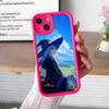 Wandering Witch Elaina Thicken TPU Mobile Phone Case for iPhone 17 16 15 14 13 12 11 Air Pro Max Plus Colorful Cover