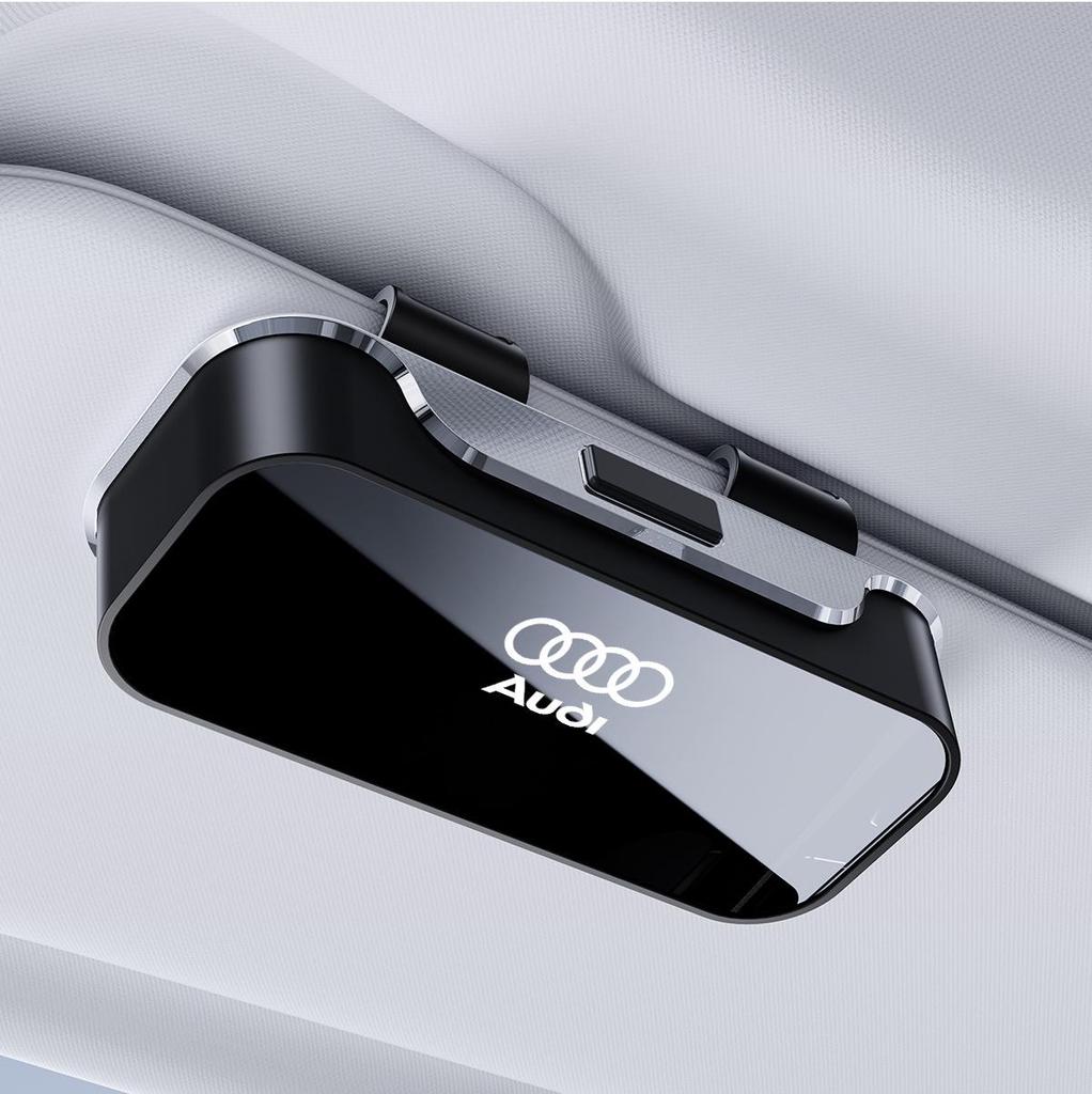 Universal Car-Mounted Sun Visor Glasses Case & Multifunctional Ticket Storage Clip