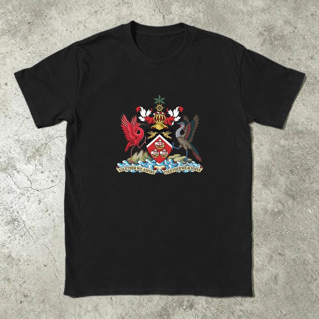 Casual T-Shirt Summer Trinidad And Tobago Flag Country Map Hip Hop T-Shirts  Cotton Tshirt for Men Aesthetic Top Tees