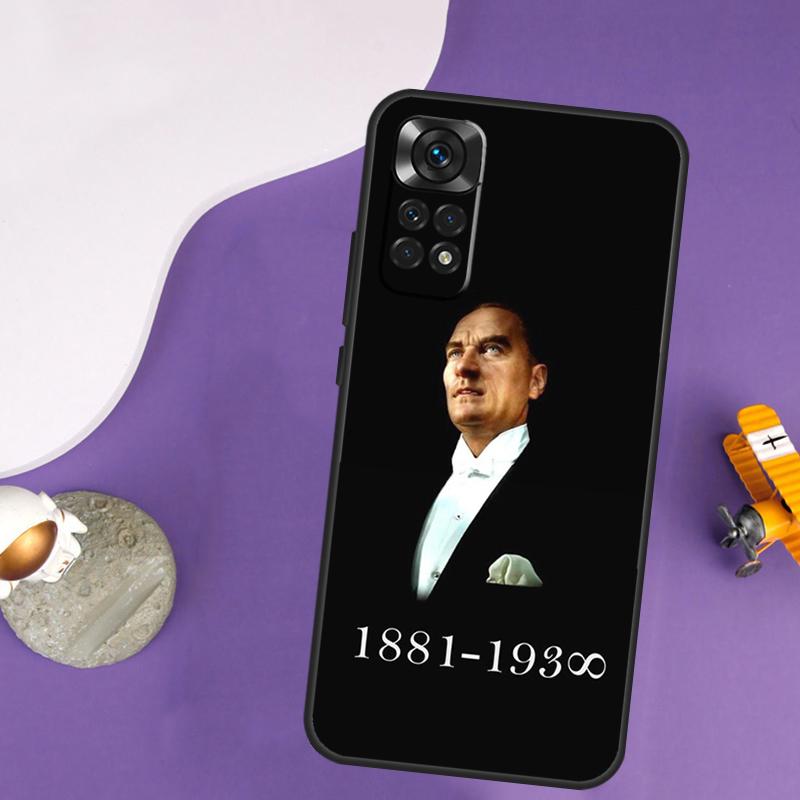 Mustafa Kemal Ataturk Case For Xiaomi Redmi Note 13 Pro 14 12 9 10 11 Pro 10S 11S 12S Redmi 10C 13C 14C 12C Cover