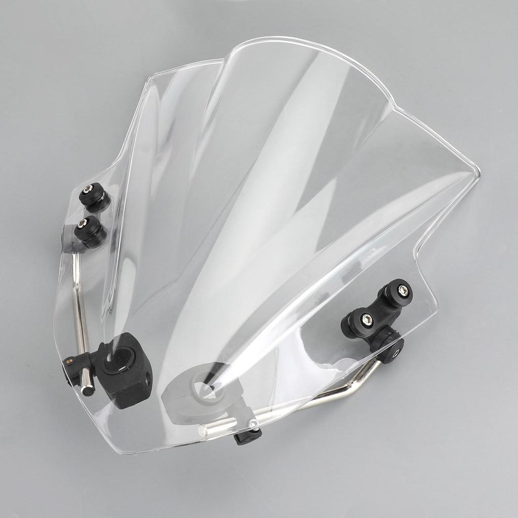 Universal 7/8" 22mm Handlebar ABS Plastic Motorcycle Windshield WindScreen