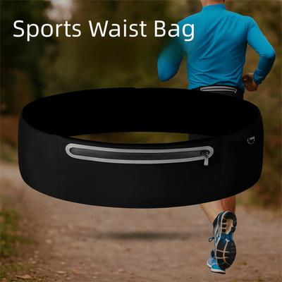 Bolsa de Cintura para Corrida de Alta Elasticidade Ultrafina Bolsa para Celular Esportiva Bolsa de Cintura Esportiva Móvel Roupa Esportiva
