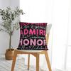 Breast Pink Support Admire Honor Breast Cancer Awareness Long Sleeve Pillow Cases Cushion Covers Decor Pillowcase for Bed