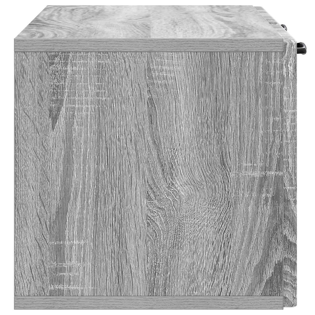 Wall Mounted TV Cabinet Grey Sonoma 78.5 x 31 x 30 cm
