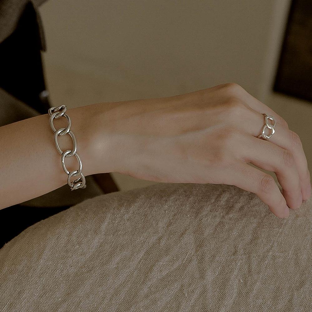 Retrofinger Silver925 Wide Chain #Sr124