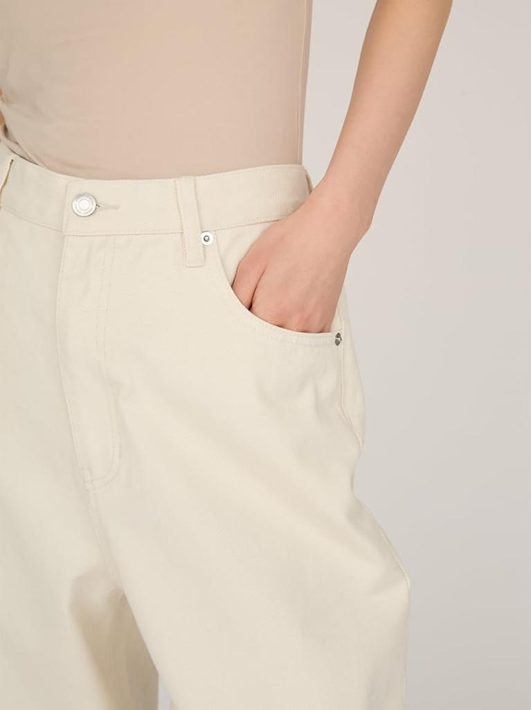 Emi Loose Denim Pants 13WFP254073OWHT0