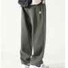 Wide-legged Work Pants for Men's Spring and Summer New Retro Casual Trousers Loose Straight Pants
